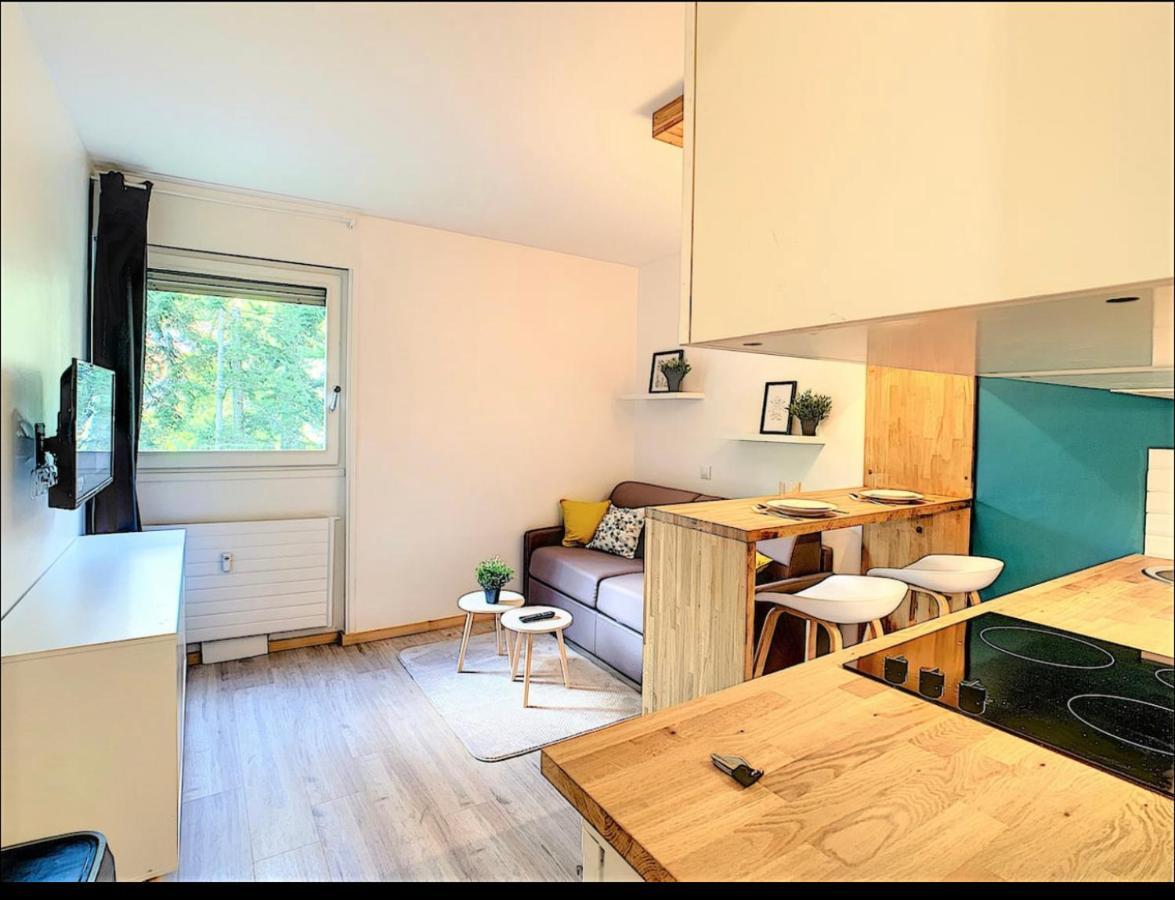 Centre Saint-Gervais Studio Vert Moderne 2 Pers Proche Telecabine Bagian luar foto